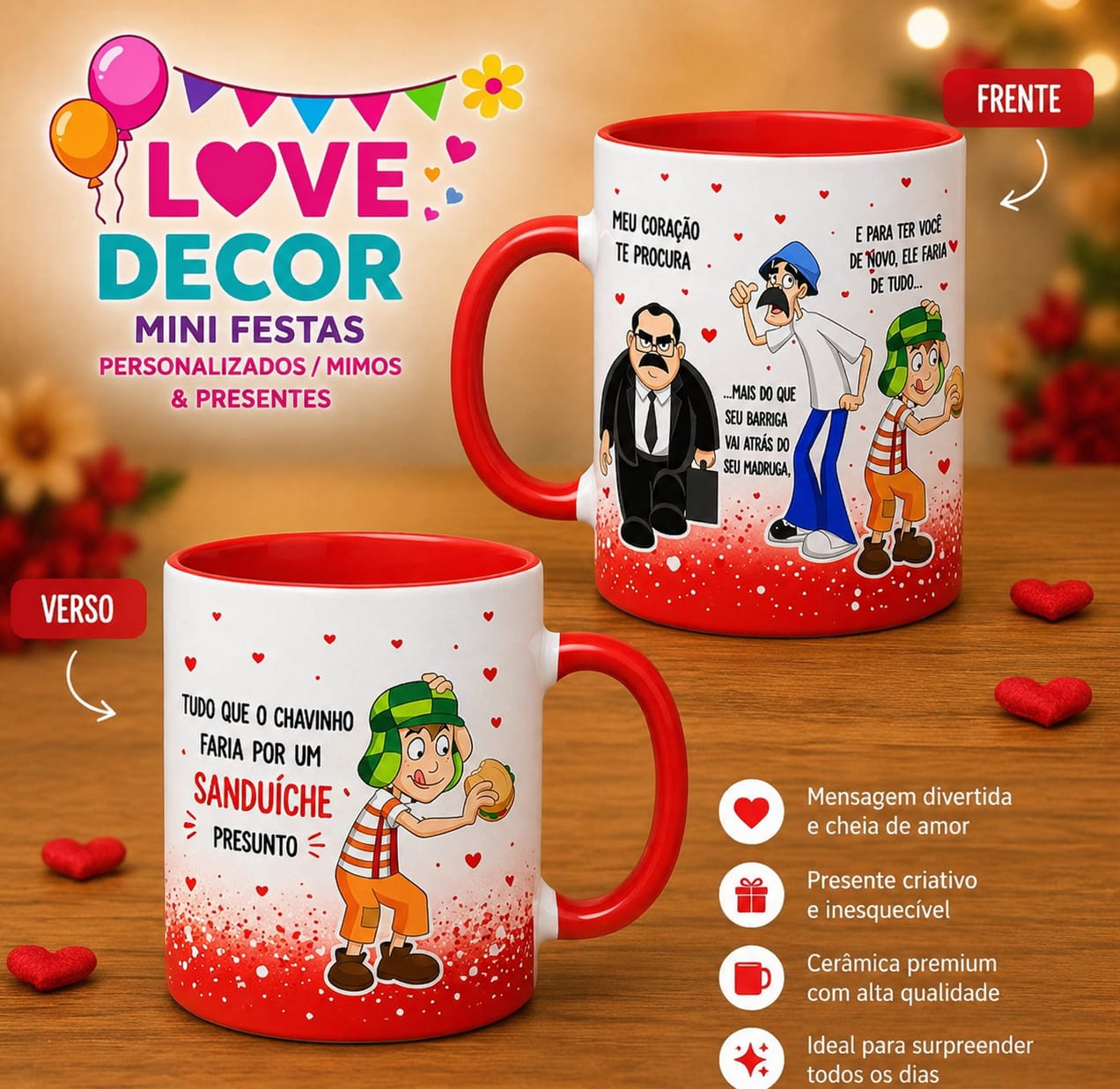 Caneca personalizada Chaves